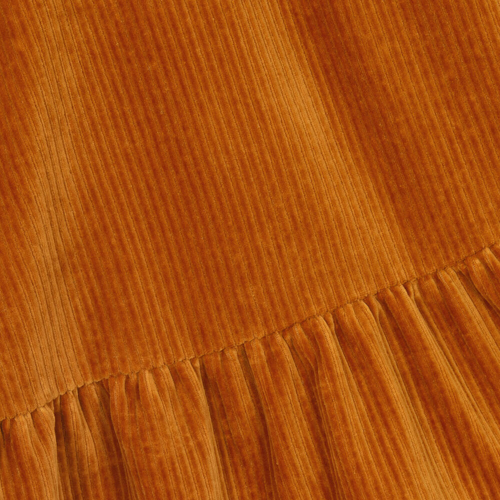 Mini Rodini-Платье из вельвета землистого оттенка для девочек | Childrensalon Outlet