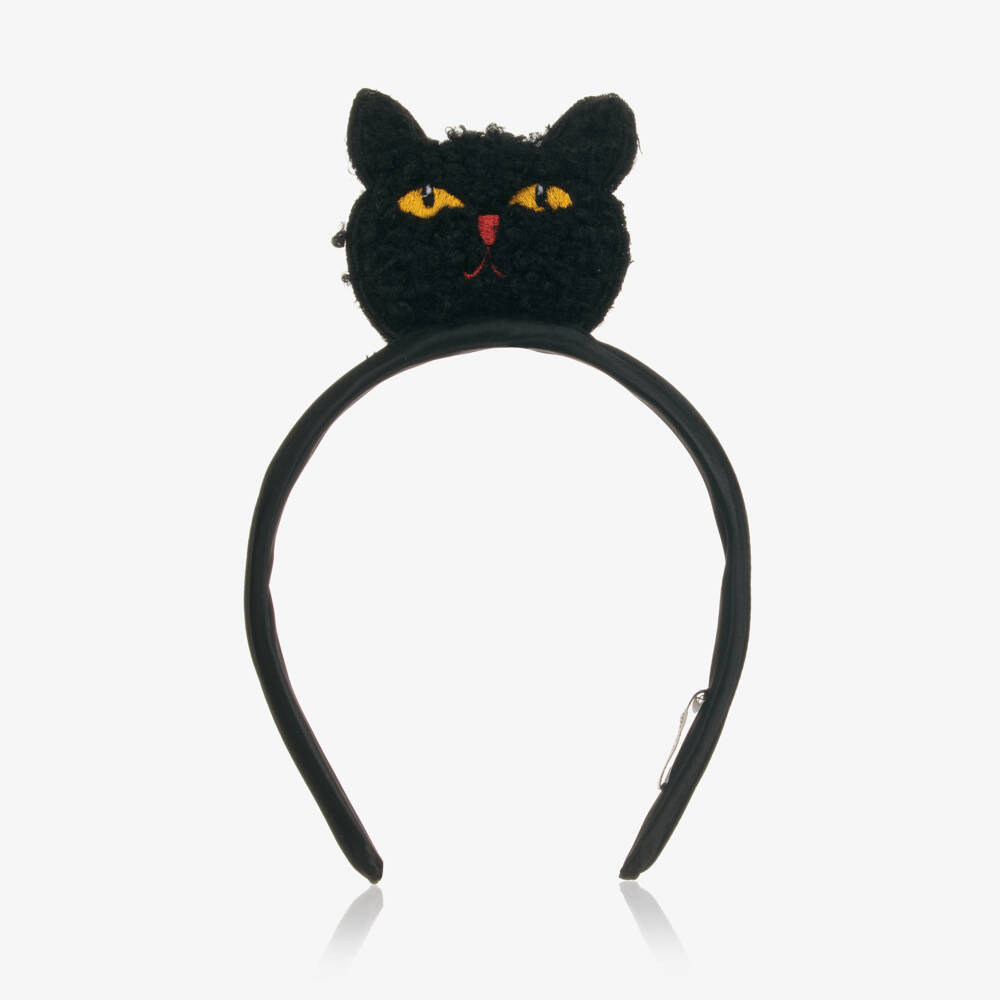 Mini Rodini-Girls Feline Fluffy Headband | Childrensalon Outlet