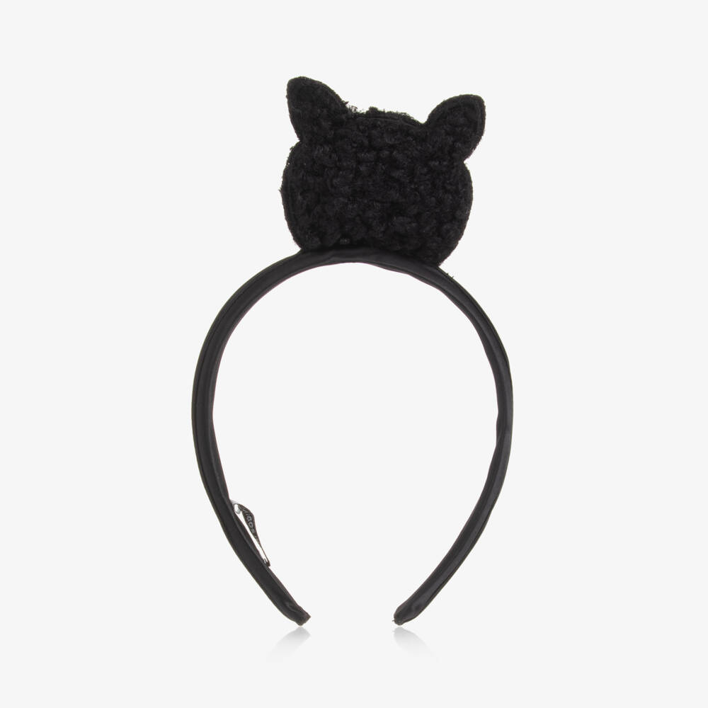 Mini Rodini-Girls Feline Fluffy Headband | Childrensalon Outlet
