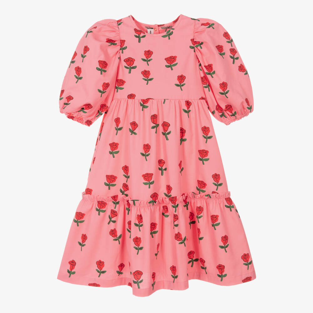 Mini Rodini-فستان قطني مزهر للبنات | Childrensalon Outlet