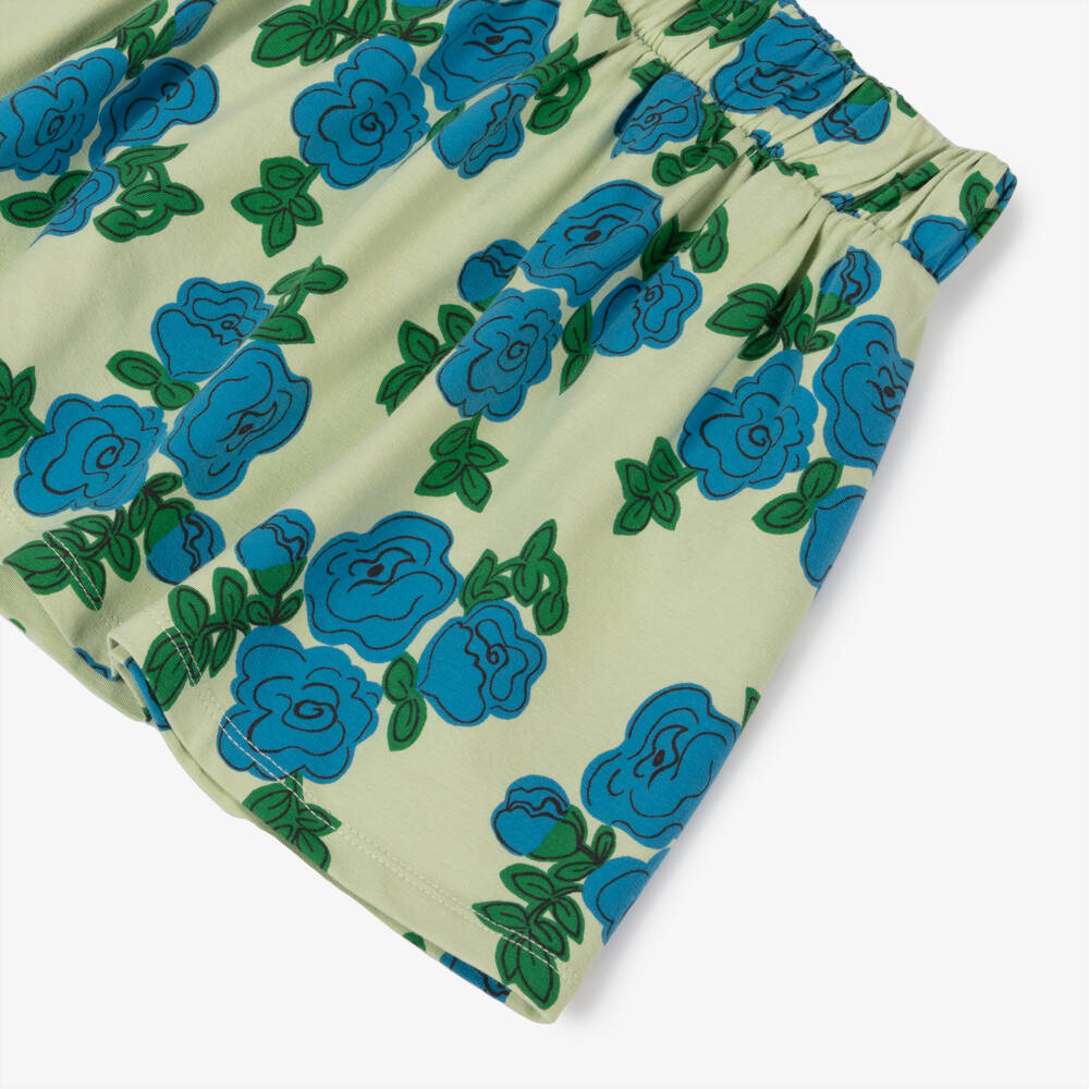 Mini Rodini-تنورة قطنية مزينة بالزهور للبنات | Childrensalon Outlet