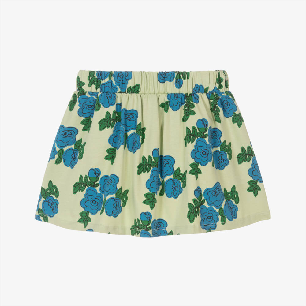 Mini Rodini-تنورة قطنية مزينة بالزهور للبنات | Childrensalon Outlet