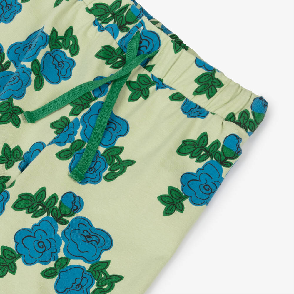 Mini Rodini-Girls Floral Dream Cotton Trousers | Childrensalon Outlet