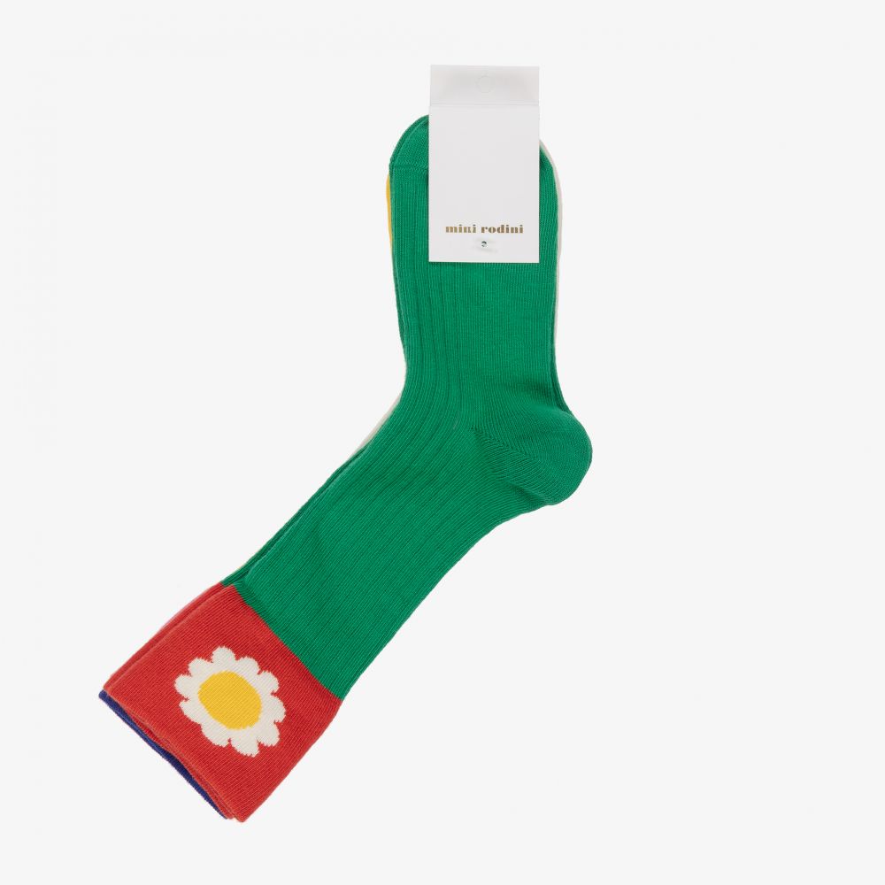 Mini Rodini-Носки с цветком для девочек (3пары) | Childrensalon Outlet