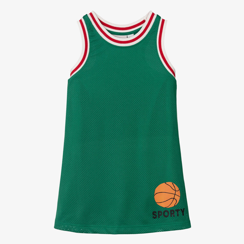 Mesh jersey dress discount