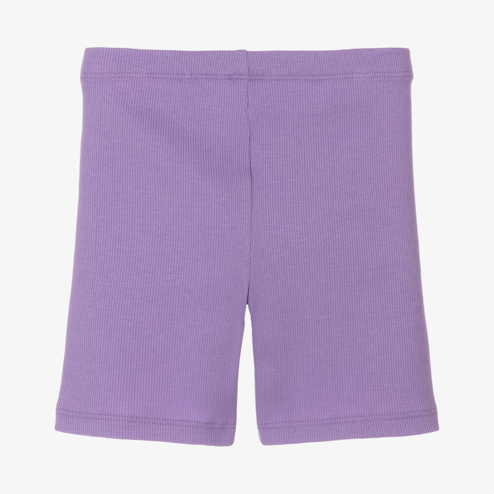 Mini Rodini-شورت قطني مزخرف بلون أرجواني للبنات | Childrensalon Outlet