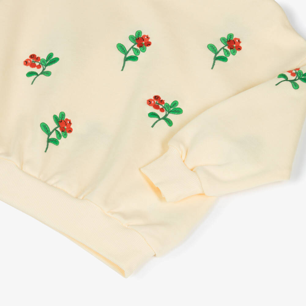 Mini Rodini-Girls Off-White Berry Print Pullover | Childrensalon Outlet