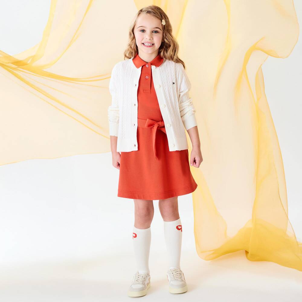Mini Rodini-Girls' Off-White Bow Accent Socks | Childrensalon Outlet