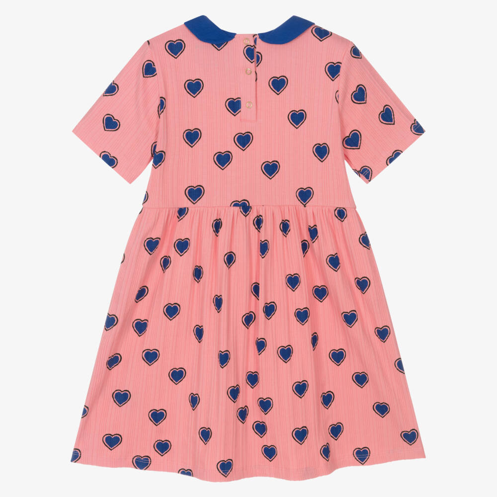 Mini Rodini-Платье из органического хлопка в рубчик для девочек | Childrensalon Outlet