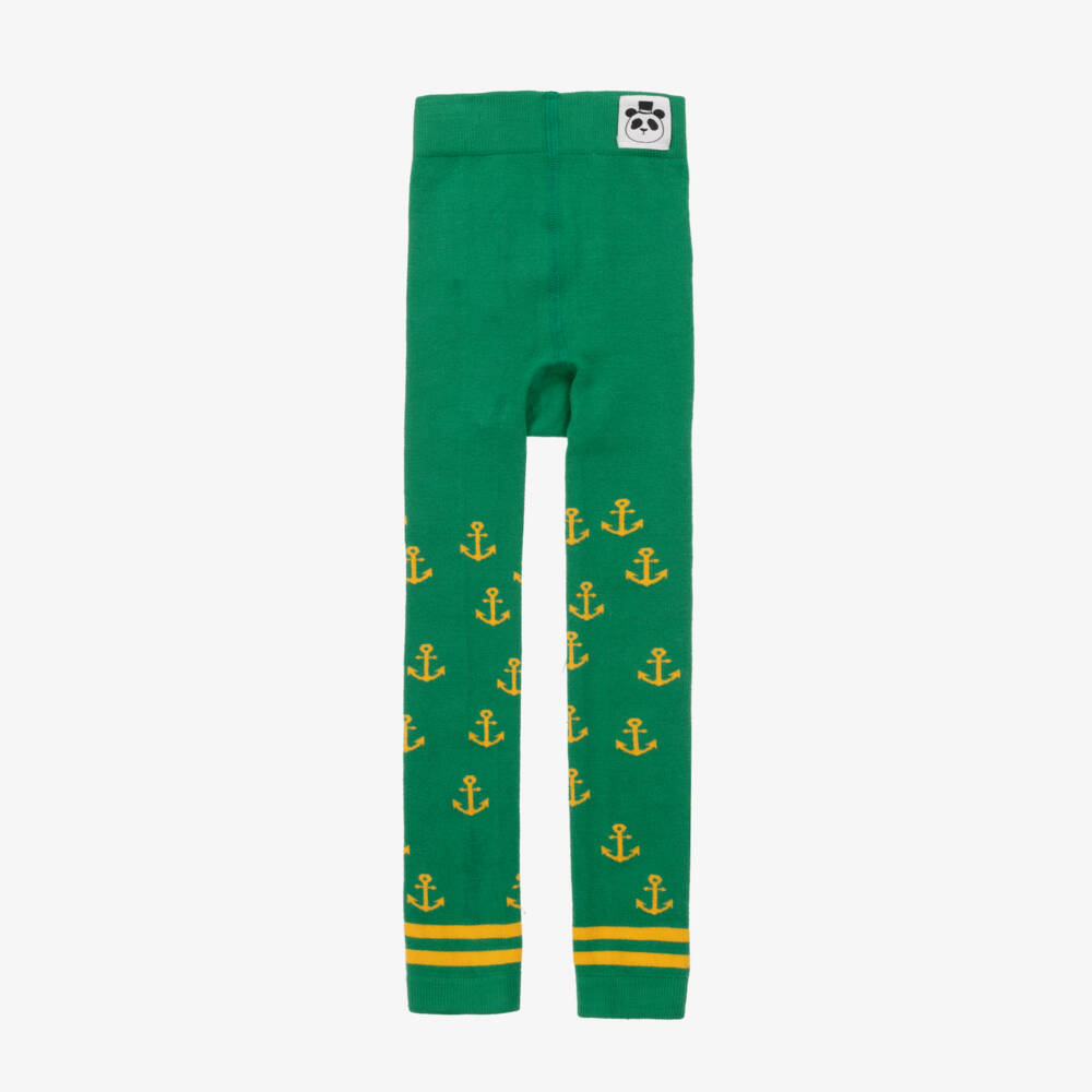 Mini Rodini-ليقنز قطن لون أخضر للبنات | Childrensalon Outlet