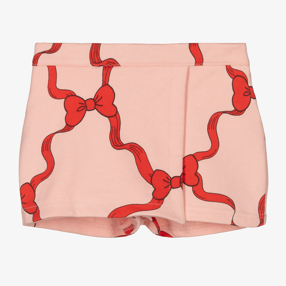 Mini Rodini - Розовая хлопковая юбка для девочек | Childrensalon