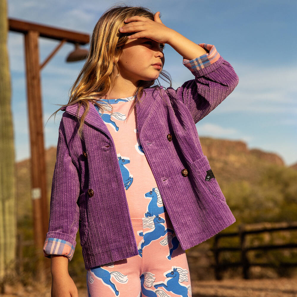 Mini Rodini-Girls Pink Horse T-Shirt | Childrensalon Outlet