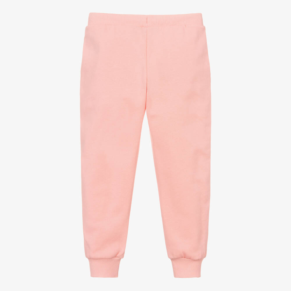 Mini Rodini-Розовые джоггеры из органического хлопка с устрицей | Childrensalon Outlet