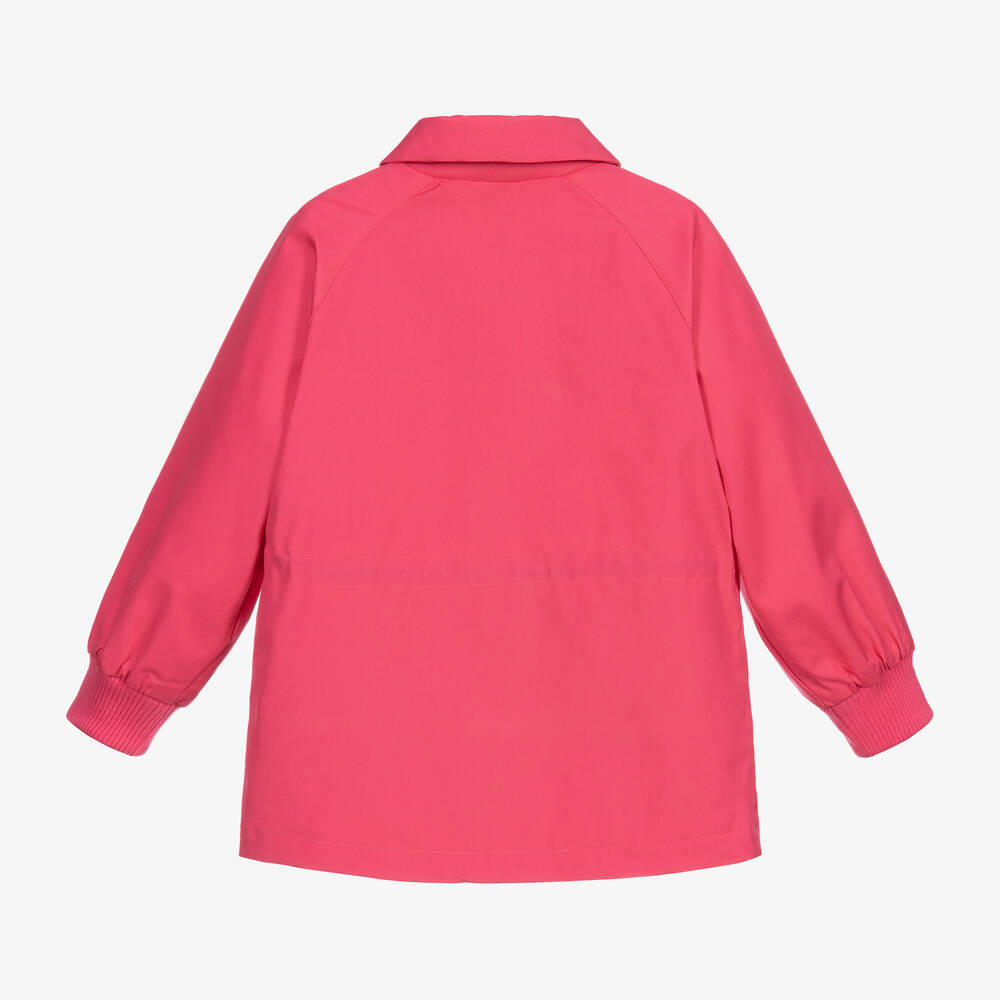 Mini Rodini-Girls Pink Panda Jacket  | Childrensalon Outlet