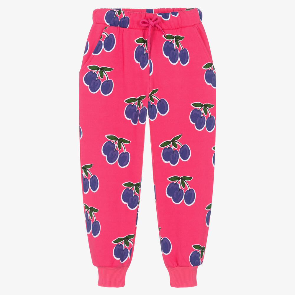 Mini Rodini - Pinke Pflaumen-Bio-Jogginghose | Childrensalon