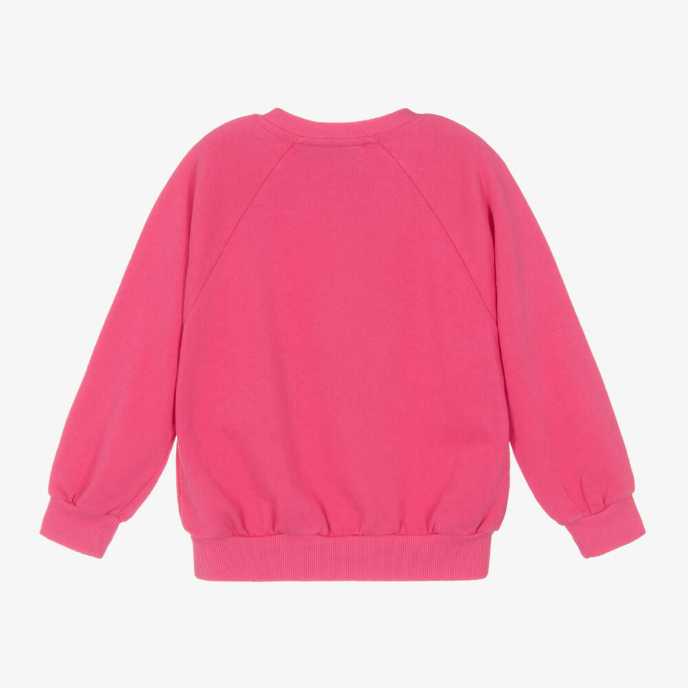 Mini Rodini-Girls Pink Pup Pattern Cotton Top | Childrensalon Outlet