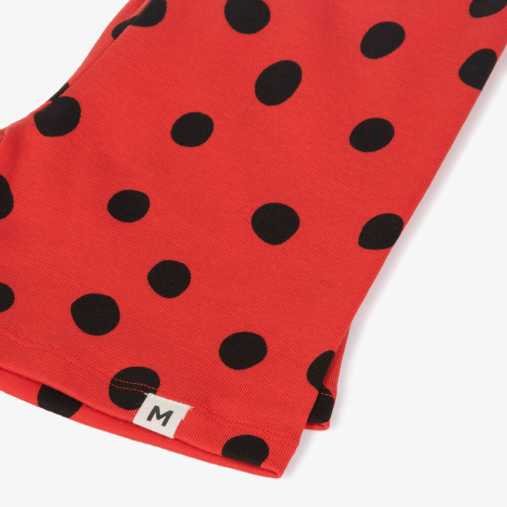 Mini Rodini-Girls Playful Red Dotty Shorts | Childrensalon Outlet