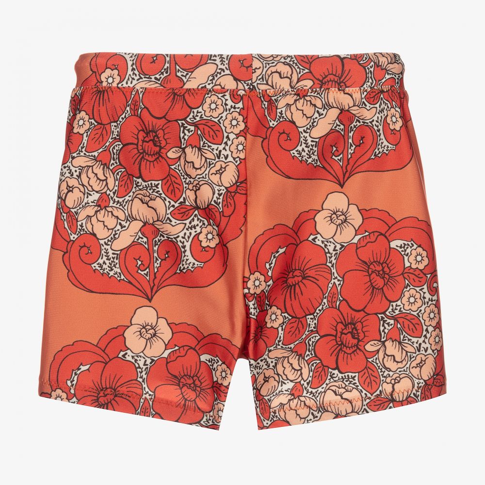 Ladies red swim hot sale shorts