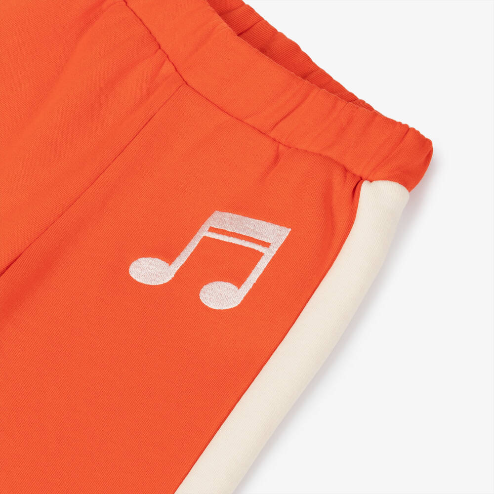 Mini Rodini-Хлопковые джоггеры Алый Мелодия для девочек | Childrensalon Outlet