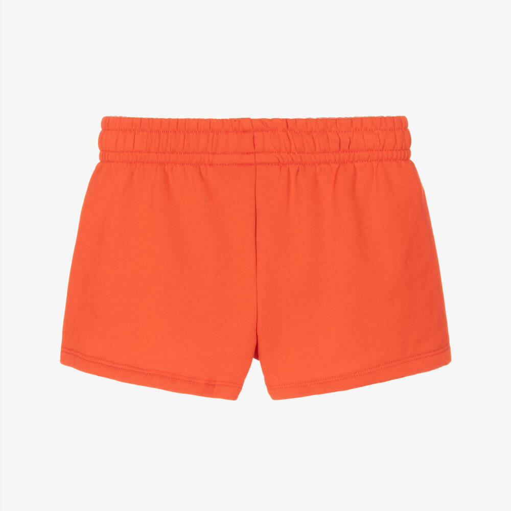 Mini Rodini-Шорты из хлопка с музыкальными нотами для девочек в алом цвете | Childrensalon Outlet