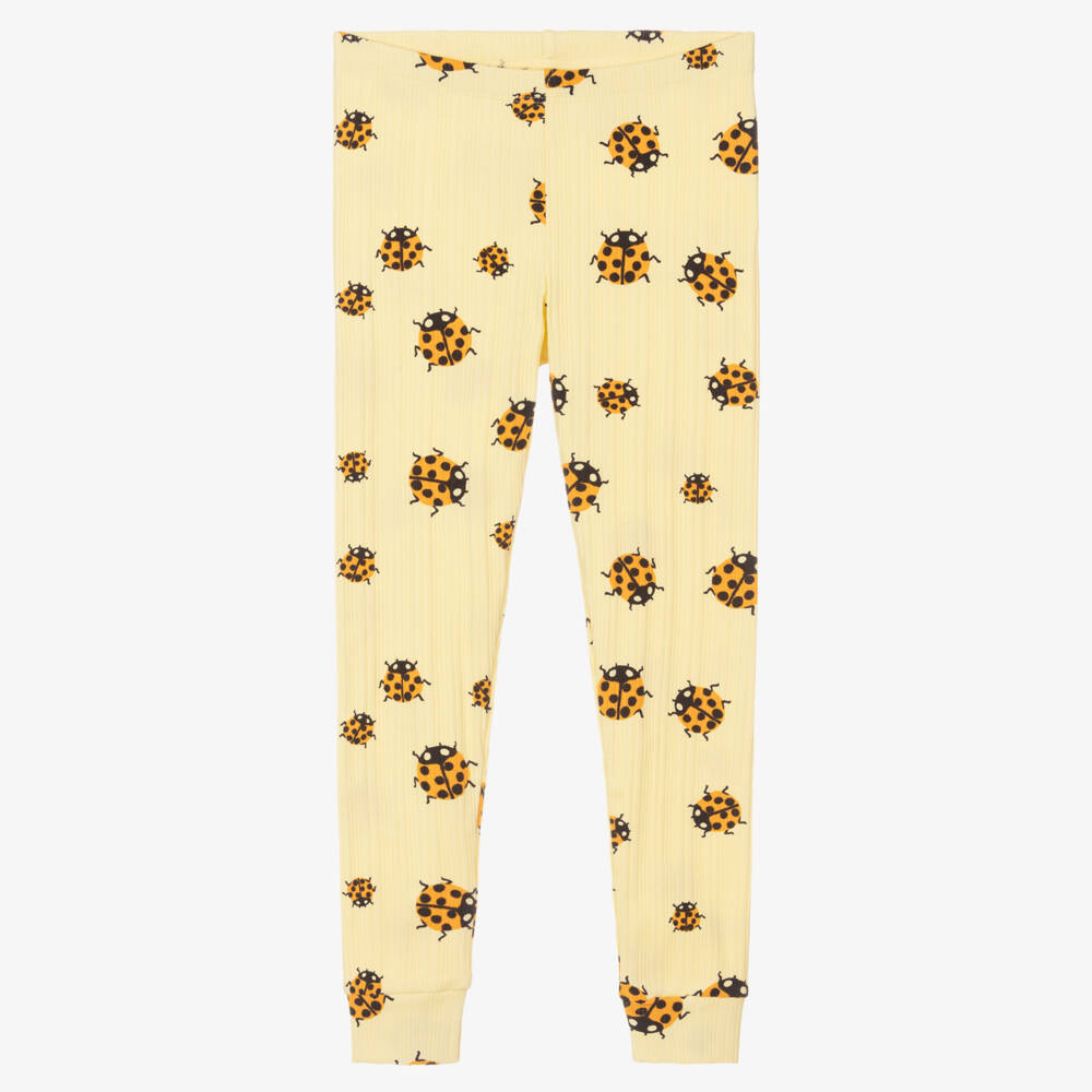 Mini Rodini-Girls Sunshine-Hued Ladybird Tights | Childrensalon Outlet