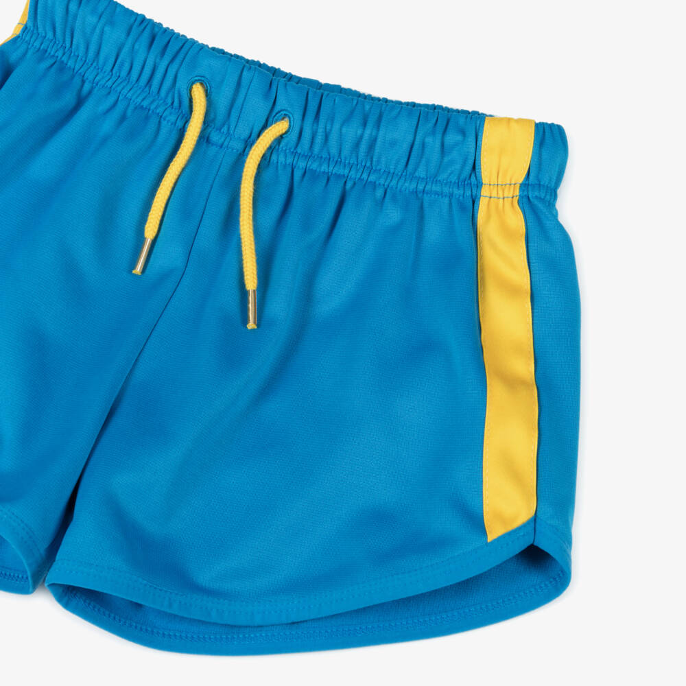 Mini Rodini-شورت أزرق وأصفر زاهي للبنات | Childrensalon Outlet