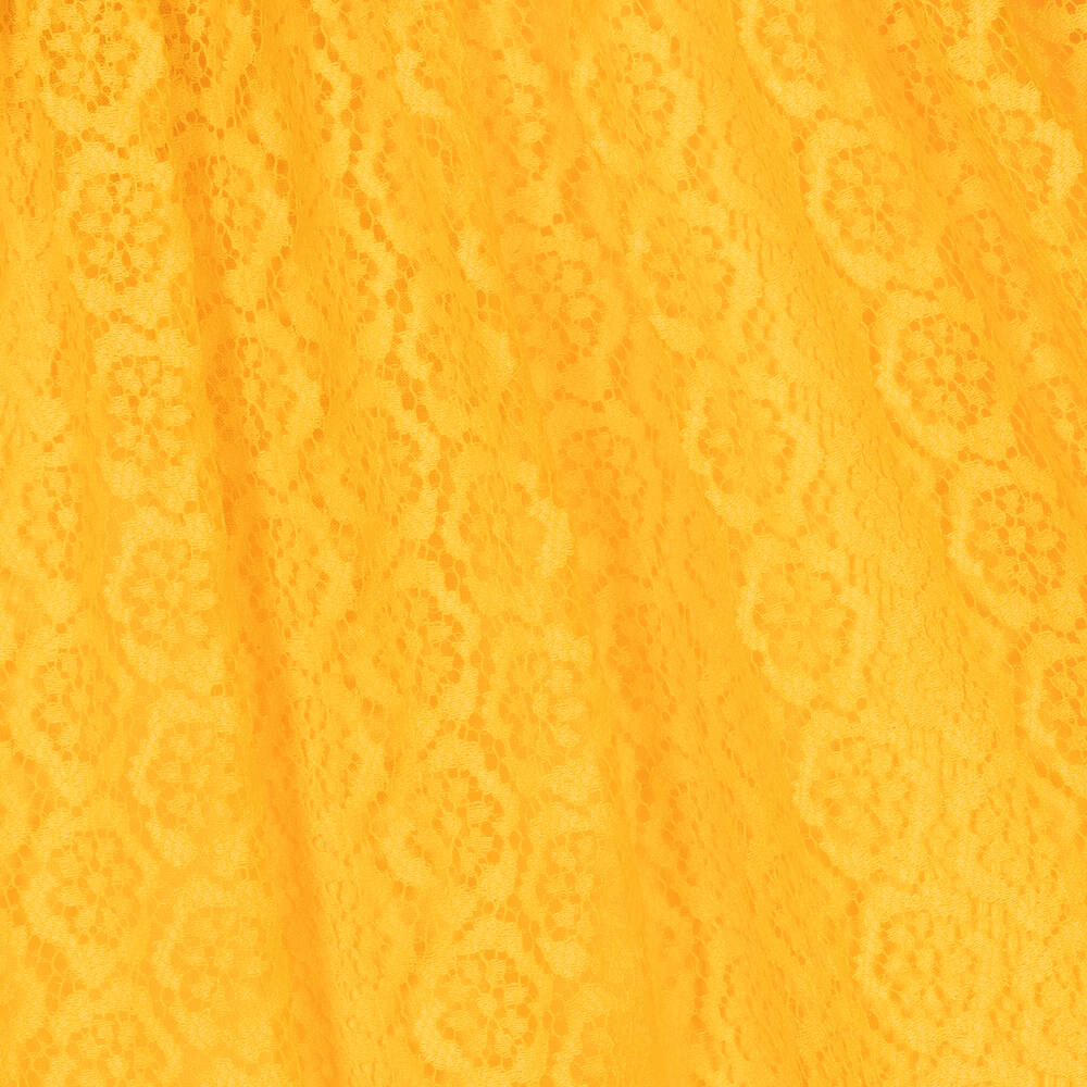 Mini Rodini-Желтая кружевная юбка с сердцем | Childrensalon Outlet