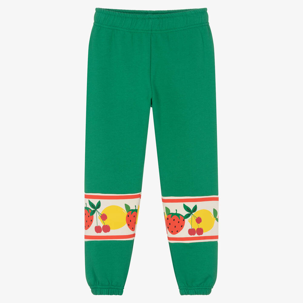 Mini Rodini - Bas de jogging coton bio vert fruit | Childrensalon