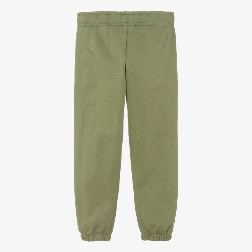 Mini Rodini-Green Organic Cotton Joggers | Childrensalon Outlet