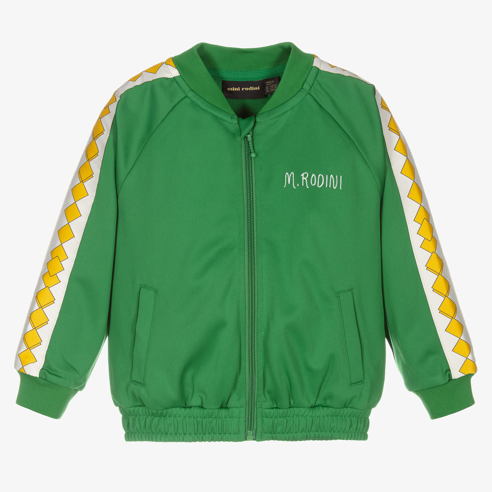 Mini Rodini - Veste zippée verte | Childrensalon