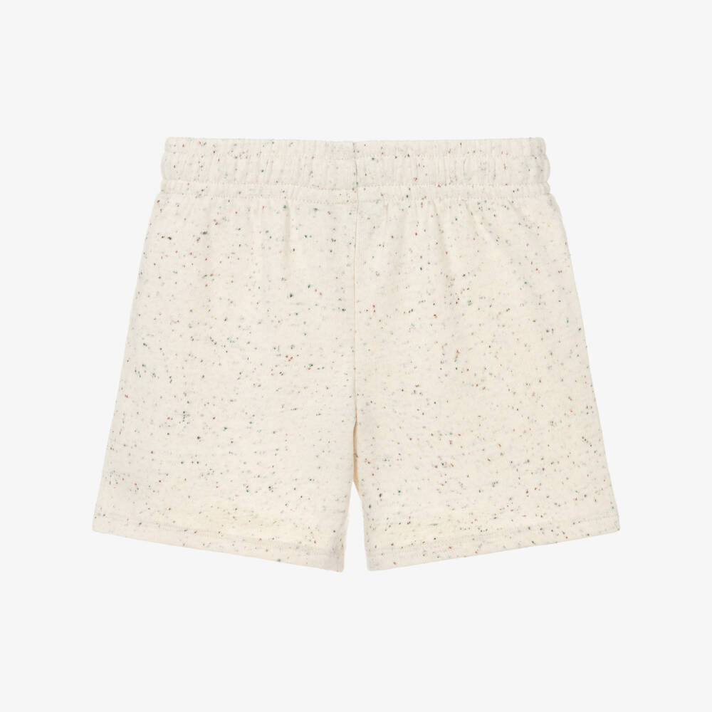 Mini Rodini-شورت عاجي من القطن العضوي بنقشة الطيور | Childrensalon Outlet