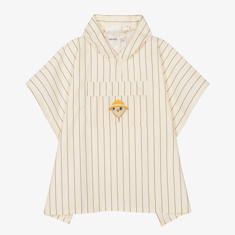Mini Rodini-Ivory Owl Rain Poncho | Childrensalon Outlet