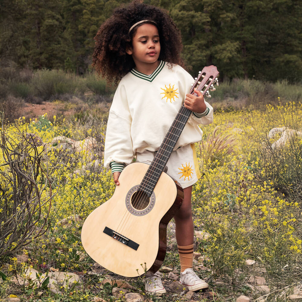 Mini Rodini-Кремовые и жёлтые шорты Sun для детей | Childrensalon Outlet