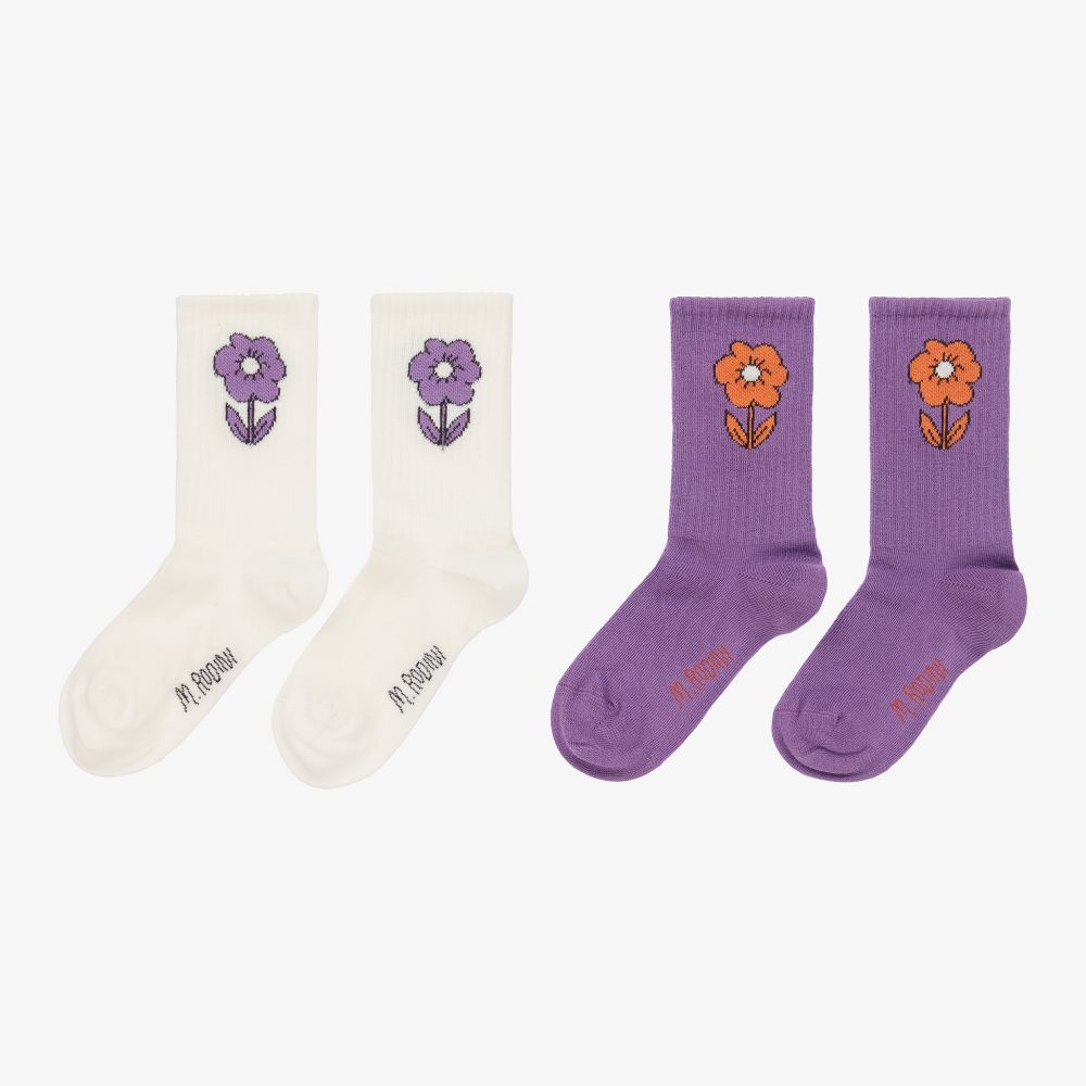 Mini Rodini - Organic Cotton Socks (2 Pack) | Childrensalon