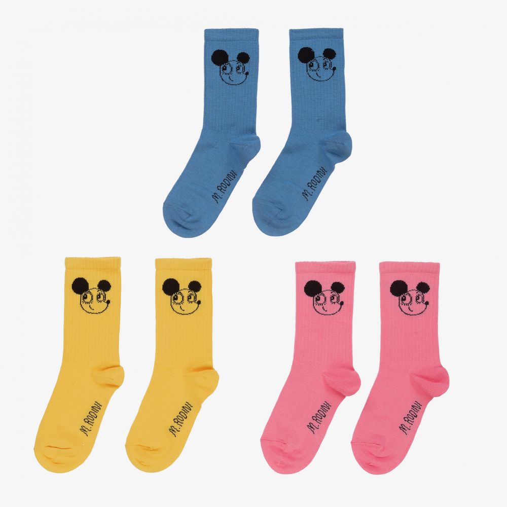 Mini Rodini-Organic Cotton Socks (3 Pack) | Childrensalon Outlet