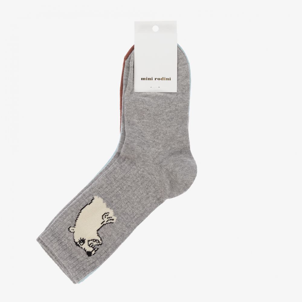 Mini Rodini-Носки из органического хлопка (3пары) | Childrensalon Outlet