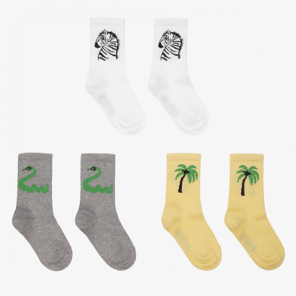 Mini Rodini - Organic Cotton Socks (3 Pack) | Childrensalon