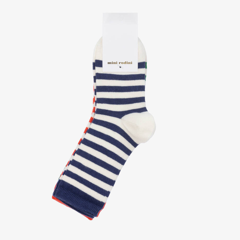 Mini Rodini-Organic Cotton Socks (3 Pack) | Childrensalon Outlet
