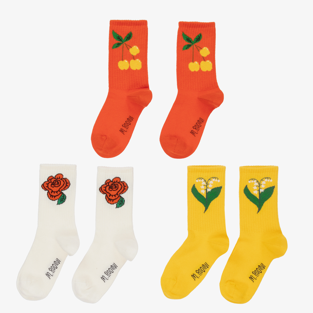 Mini Rodini - Chaussettes en coton bio (x3) | Childrensalon