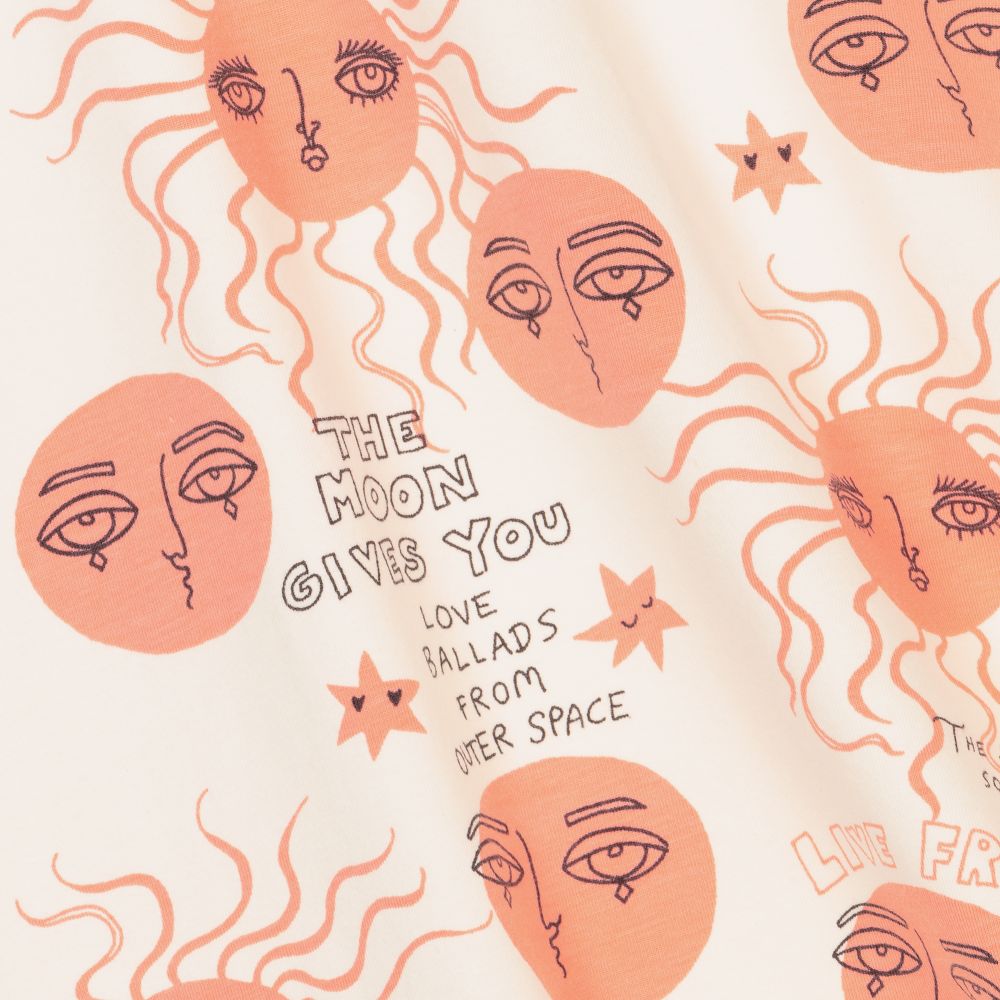 Mini Rodini-Pink & Ivory Cotton Dress | Childrensalon Outlet