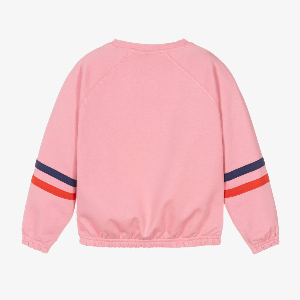 Mini Rodini Pink Organic Cotton Sporty Sweatshirt