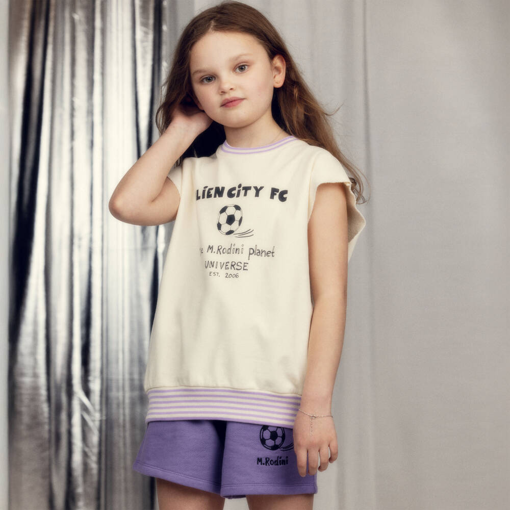 Mini Rodini-Спортивные шорты фиолетовые | Childrensalon Outlet