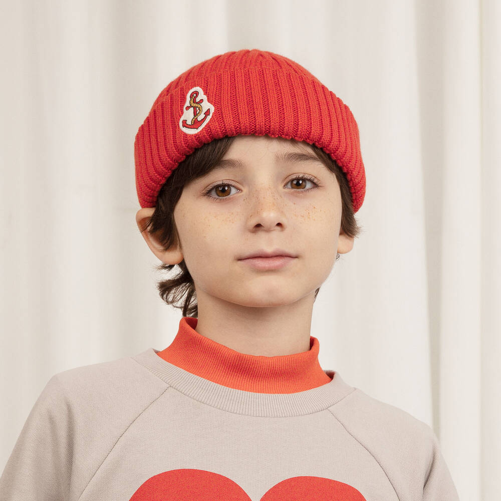 MINI RODINI ANCHOR KNIT BEANIE MINI RODINI ANCHOR KNIT BEANIE