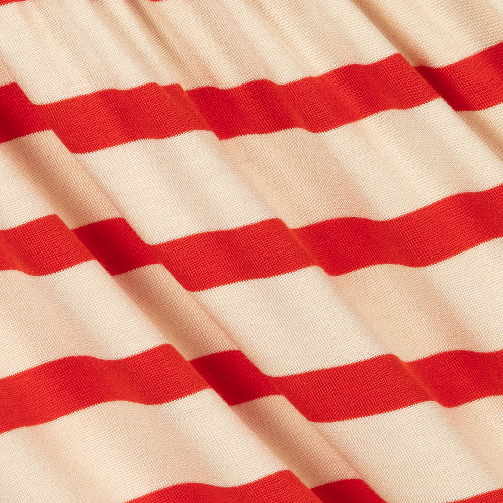 Mini Rodini-Red Striped Lyocell Dress | Childrensalon Outlet