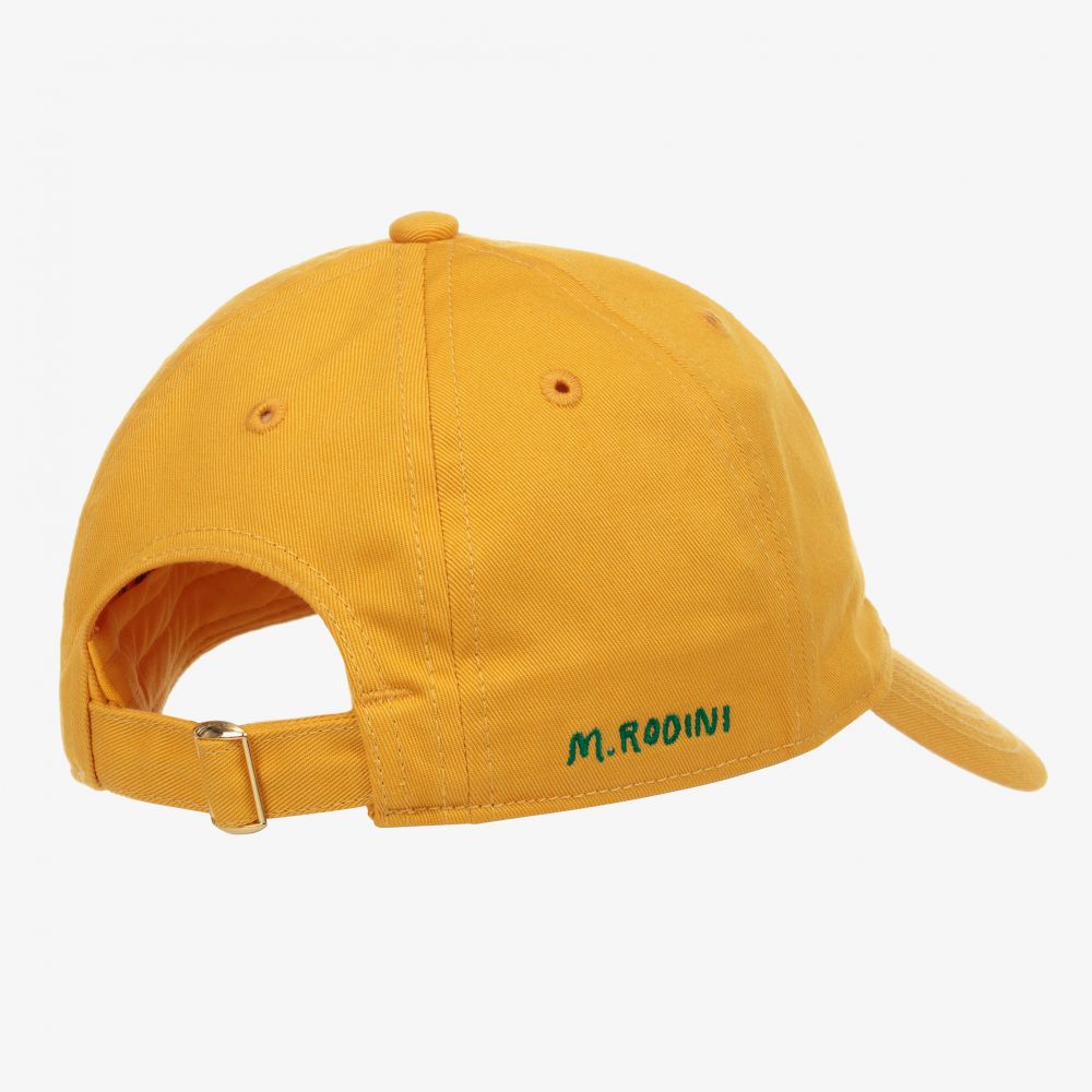 Mini Rodini-Yellow Cotton Baseball Cap | Childrensalon Outlet