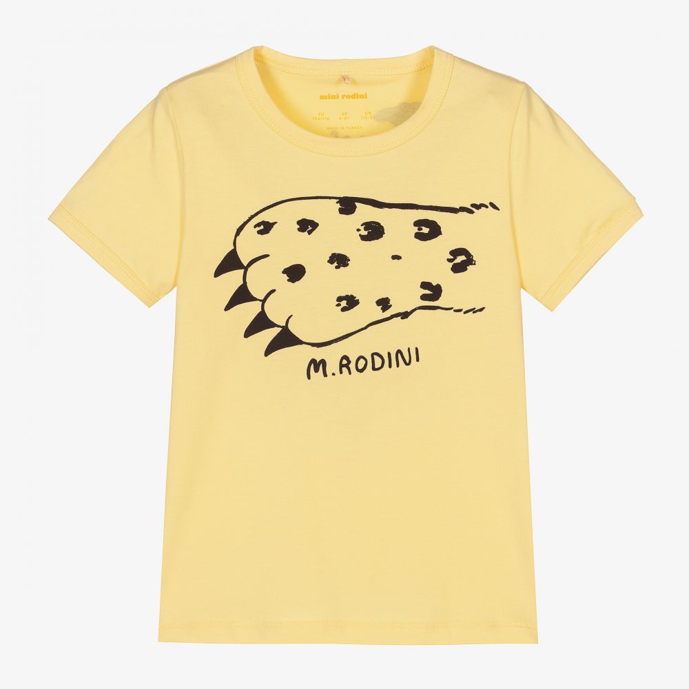 Mini Rodini - Yellow Kilimanjaro T-Shirt | Childrensalon