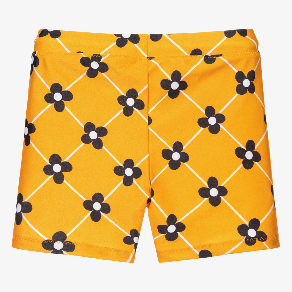 Mini Rodini-Yellow Swim Shorts (UPF 50+) | Childrensalon Outlet