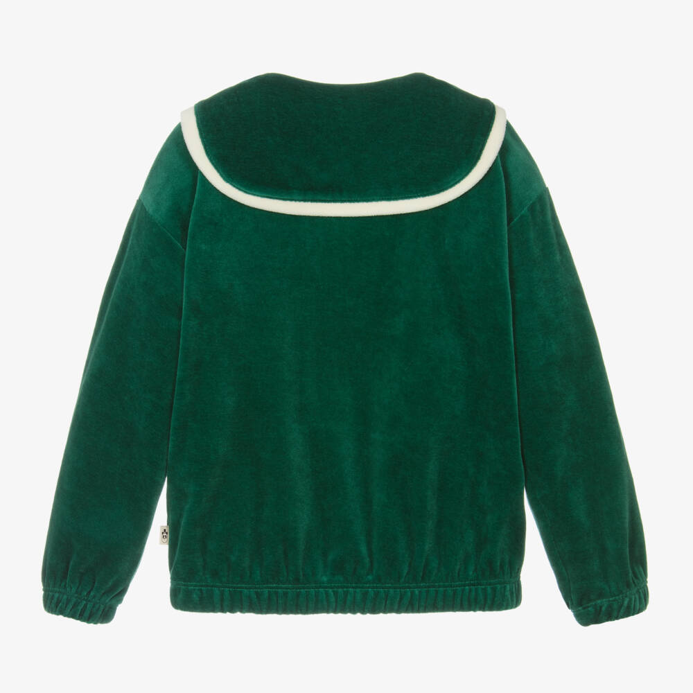 Mini Rodini-Young Girls Velour Nautical Pullover | Childrensalon Outlet