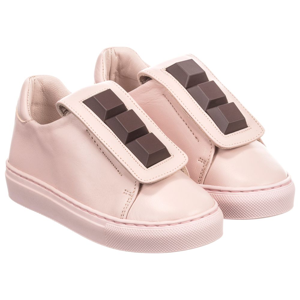 Minna Parikka Mini - حذاء جلد لون زهري للفتيات  | Childrensalon