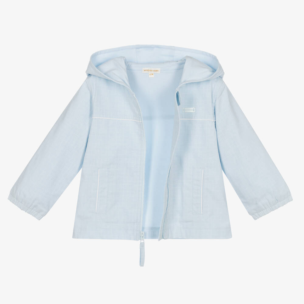 Pale blue baby boy jacket hotsell